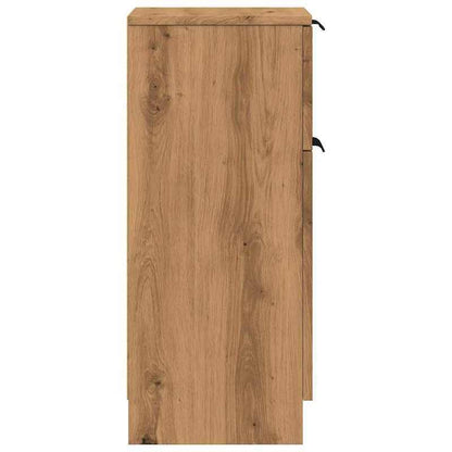 Sideboards 2 st 30x30x70cm edited wood artisanal oakkleur Removable storage practical