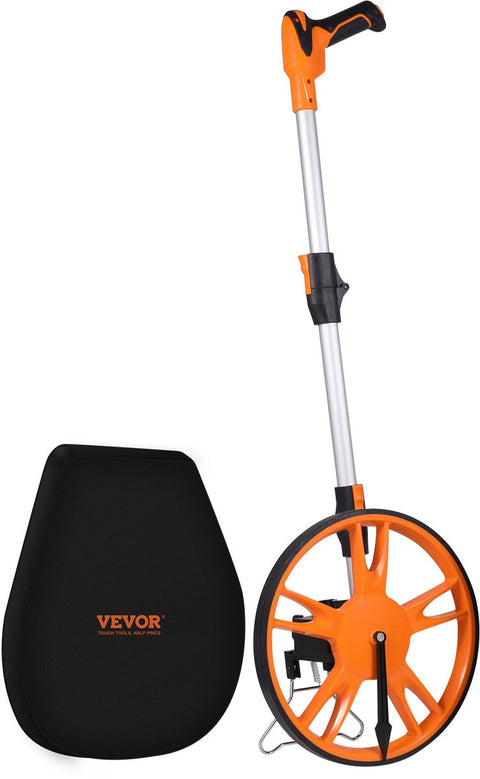 Meetwiel - Met Precisietandwielstructuur - 4-Delige Telescoopsteel - Resetknop Met Één Druk Op De Knop - Abs + Aluminiumoxide-Materiaal - Geschikt Voor Taxatie Van Eigendommen - Onderzoek Van De Plaats Delict En Wetshandhaving