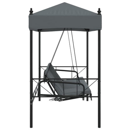 Schommelstoel – Schommelstoel Met Canopy – Tuinschommel – Balkonstoel – Verandaschommel – Stevig Stalen Frame – Comfortabele Afneembare Kussens