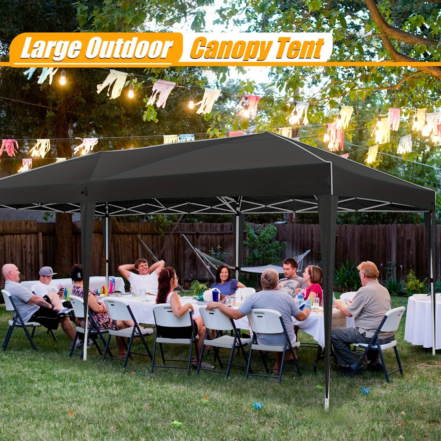 Pop-Up Tent – Overkapping – Partytent – Markttent – Tuinentent – 3x6 Meter – Aluminium Frame