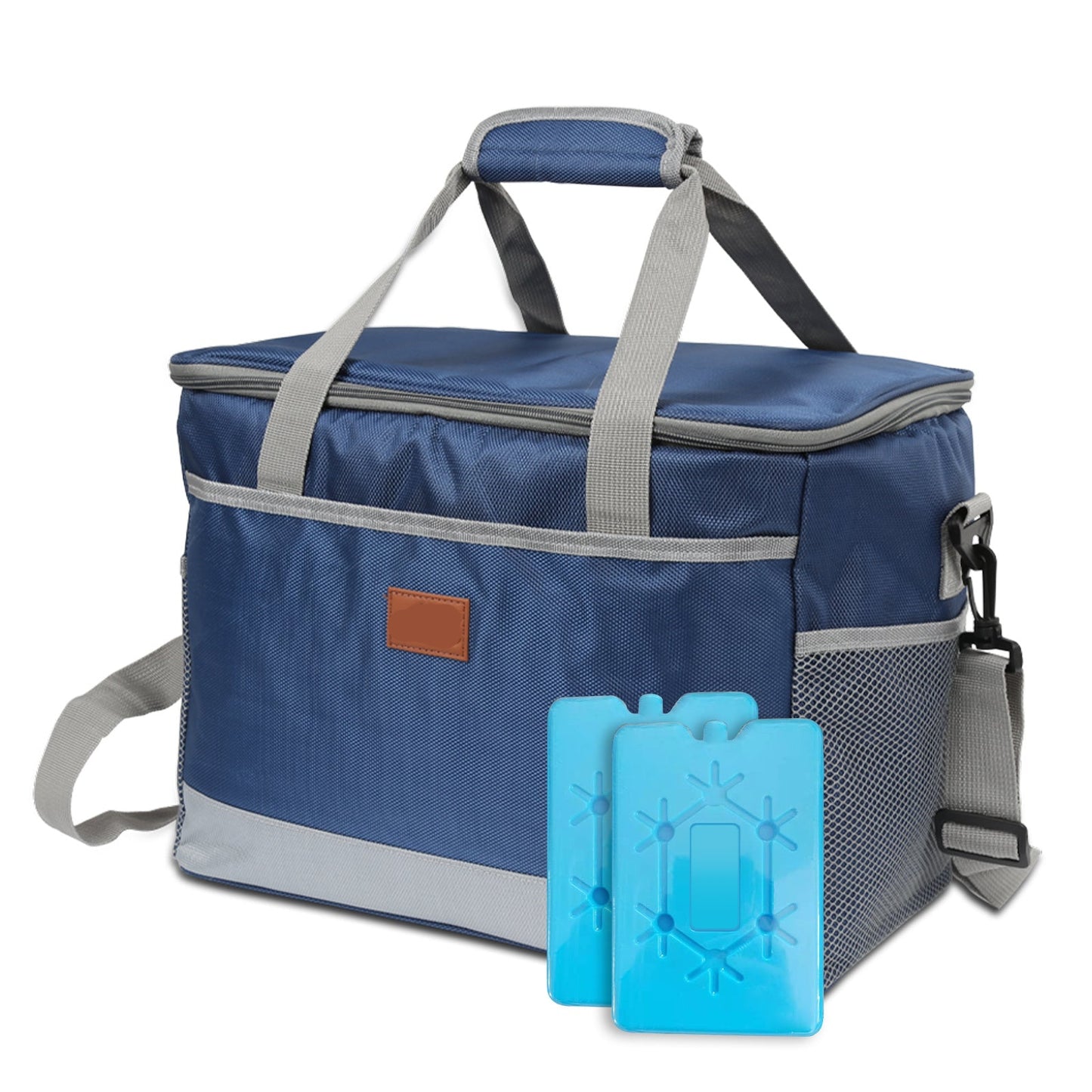 Koel- En Warmhoudtas – Geïsoleerde Koeltas – Picknicktas – Reistasje – 15 Liter – 600D Oxford Stof – Inclusief 2 Koelelementen