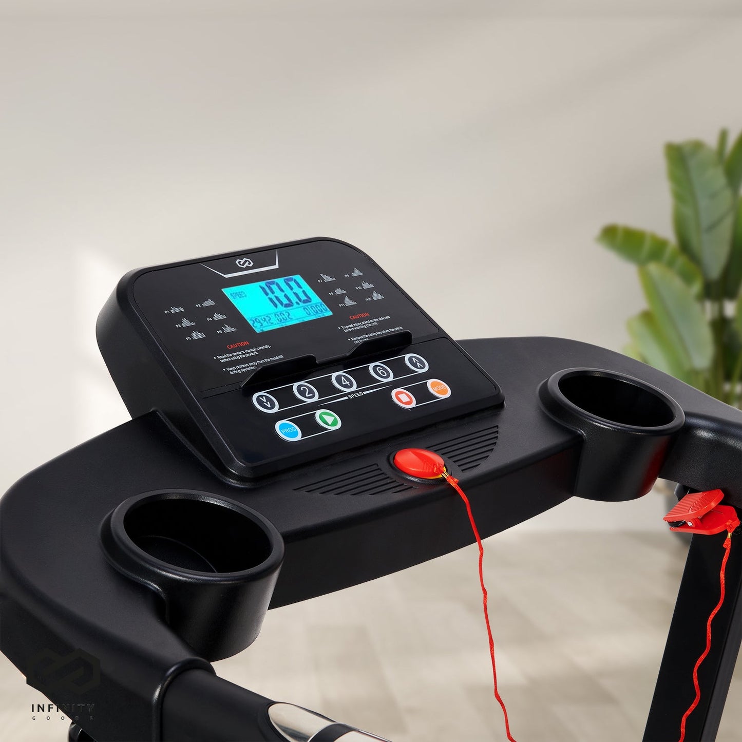 Loopband – Treadmill – Fitnessapparaat – Hardloopband – Wandelband – Vijflagen Schokabsorptie – 12 Trainingsprogramma’s