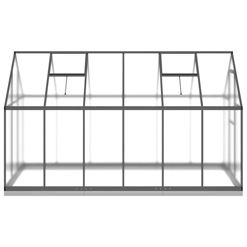 Aluminium Kweekkas – Tuinserre – Plantenkas – Groentekas – Serre – Stevige Aluminium Constructie – Ruim 334x169x202 cm