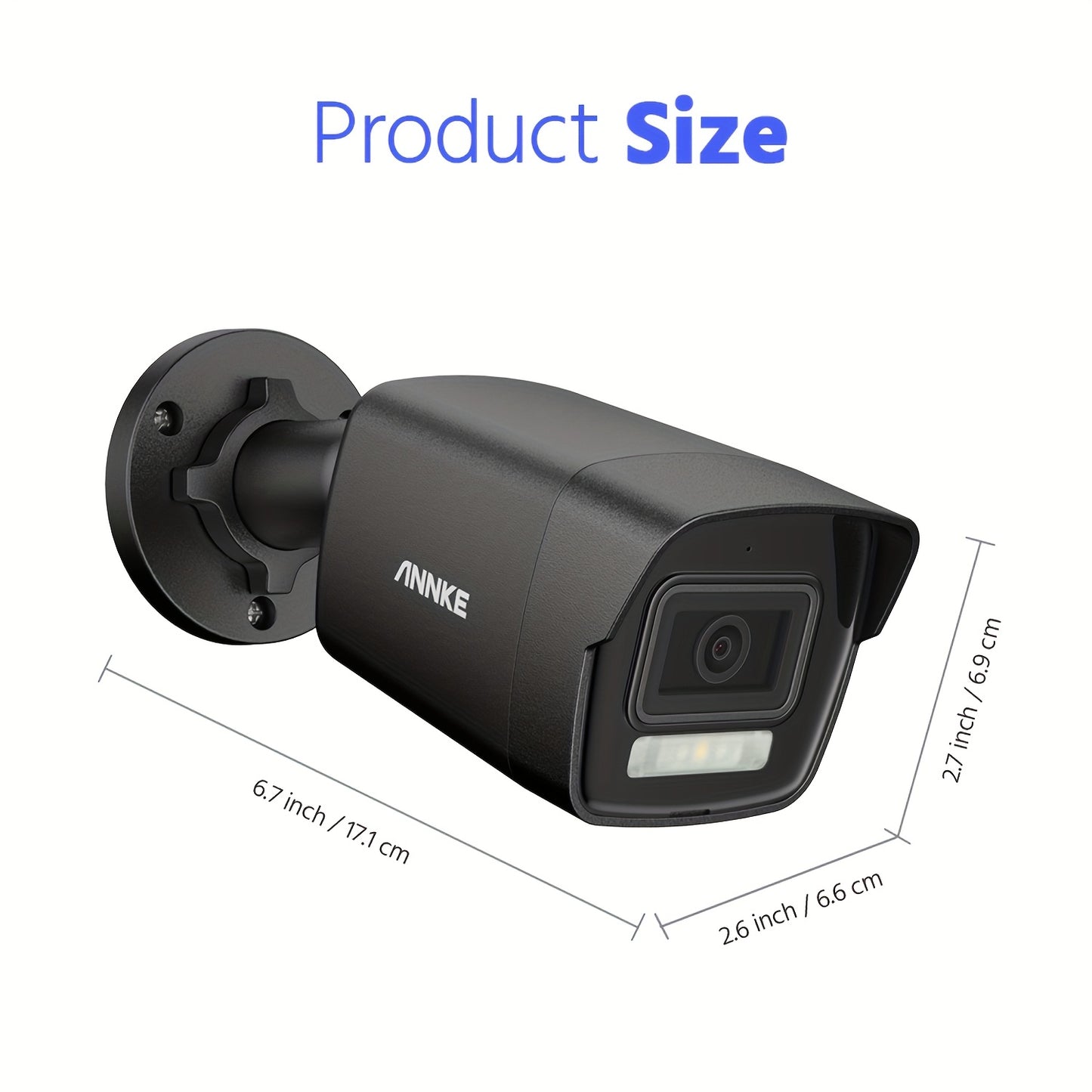 Audio IP Camera – Beveiligingscamera – Bewakingscamera – Surveillancecamera – PoE Camera – 4-delige Set – 3K Kleurennachtzicht Met Spotlight – Mens- En Voertuigdetectie