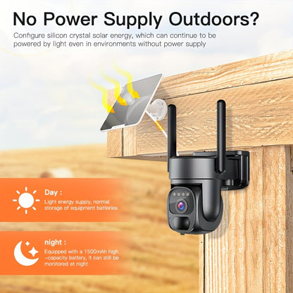 4G Beveiligingscamera – Draadloze Cameraset – 3G Camera – Outdoor Beveiliging – Solar Camera – 2K HD Resolutie – Nachtzicht en Bewegingsdetectie