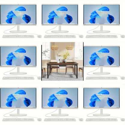 Eettafel – Keukentafel – Dinertafel – Tafel – Eetkamertafel – Industrieel Design – 160x80 cm – Vintage Bruin Hout – Metalen Poten – Stevig & Ruim Voor 4-6 Personen