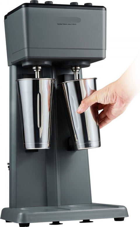 Pro Drink Mixer - Milkshake Machine met Dubbele Kop - 750W- 820ML - 3 Snelheidsstanden - 15000/18000/21000RPM - Roestvrijstalen Kop - Melk- en Eiwitshake - Drink Mixer - Cocktail