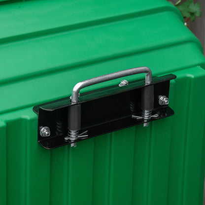 Kruiwagen – Tuinkar – Handwagen – Bouwkruiwagen – Tuintrolley – 125 Liter Kiepbak – 200 Kg Draagvermogen – 4 Pneumatische Banden – Groen