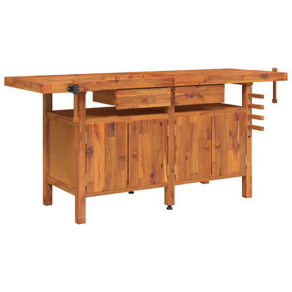 Werkbank – Werktafel – Werkbank Met Kast – Werkplek – Werkstation – Robuust Stalen Frame – Poedercoating Tegen Roest