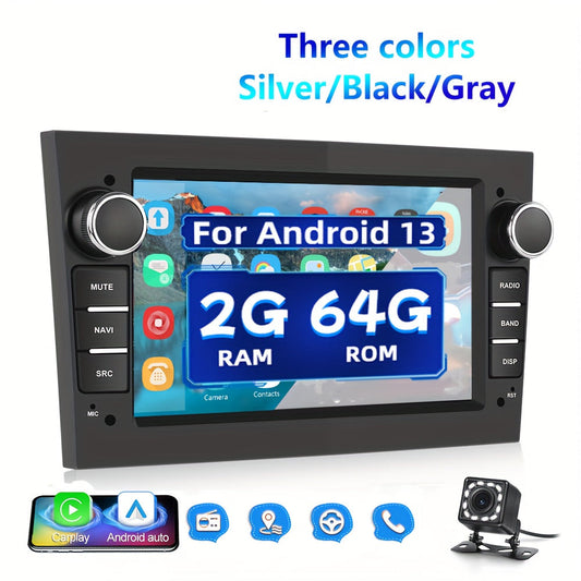 Autoradio – Autoradio Paneel – 2-DIN Inbouwpaneel – Navigatiesysteem – Android Radio – 7 Inch Touchscreen – Wireless Mirror Link & GPS Navigator