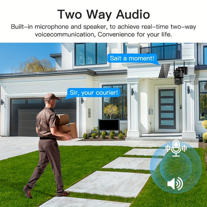 Draadloze Beveiligingscamera – IP Camera – Buiten Camera – Wifi Camera – Surveillance Camera – 360° Draaibaar – 1080p Full HD – PIR Mensherkenning – Tweeweg Audio – Sirene Alarm