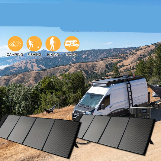 Zonnepaneel – Opvouwbaar Zonnepaneel – Draagbaar Zonnepaneel – Mobiel Zonnepaneel – 400W Vermogen – ETFE Materiaal