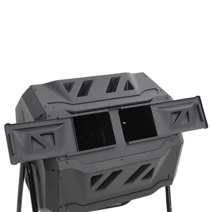 Compostbak – Compostvat – Composter – Compostton – Afvalbak – 160 Liter Inhoud – 360 Graden Draaibaar Ontwerp