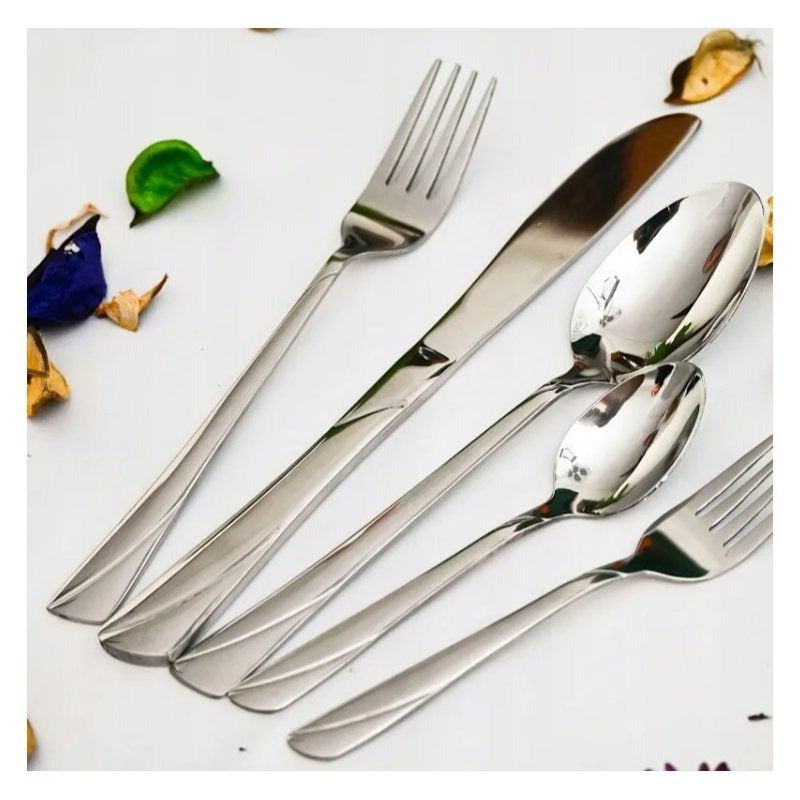 Cutlery in The Case | 72pcs | 12 People | Stainless Steel | Fork | Spoon | Knife | Ideal As a Gift | Case | ZL6507