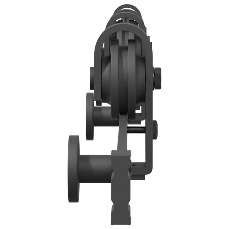 Schuifdeur – Binnendeur – Houten Deur – Loftdeur – Schuifdeursysteem – Zwaar Massief Hout – 59,94 cm Breed – 137,16 cm Hoog – Zwarte Handgrepen – Duurzaam & Gebruiksvriendelijk