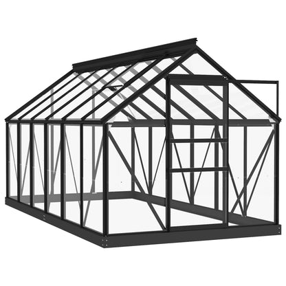 Kaskas – Serre – Plantkas – Groeikas – Tuinkas – Aluminium Frame – UV-bestendig Glas – 155x298x191 cm