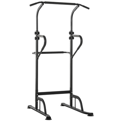 Pull-up Rek – Optrekstang – Workout Station – Roman Stoel – Dipstation – Verstelbare Hoogte – Stabiele Metalen Constructie Tot 120 kg