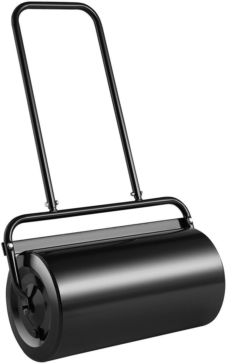 Gazonwals - Robuuste Stalen Frame - Grote Capaciteit Van 46 Liter - 69.5 x 32 x 113 cm  - Eenvoudig Te Gebruiken En Op Te Bergen - Met U-Vormig Handvat - Voor Tuinen - Boerderijen En Grote Groene Parken