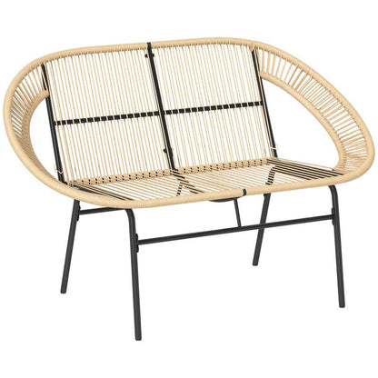 Tuinset – Buitenmeubelset – Bistrotafel Met Stoelen – Terrasmeubilair – Patio Set – Duurzaam Metalen Frame – Onderhoudsvriendelijk Kunststof Blad