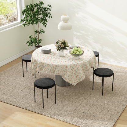 Eetkamerstoel – Stoel – Kuipstoel – Meubel – Zitstoel – Zwarte Velvet Bekleding – Stapelbaar & Lichtgewicht – 41,5x41,5x46 cm