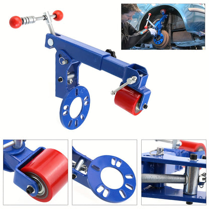 Spatbordroller – Fender Roller – Wielkastverbreding Tool – Uitrolhulp – Auto Wiel Rand Vormer – Roestvrij Staal – Robuuste Basis – Precisie Rollenmechanisme