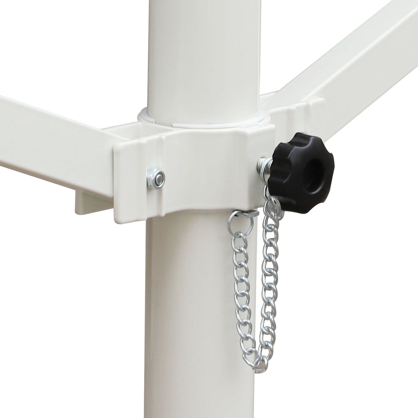 Staande Zonwering – Terraszonwering – Tuinzonwering – Uitschuifbare Zonwering – Aluminium Zonnescherm – Grijs – Weerbestendig Aluminium Frame – Verstelbare Inklapbare Armen