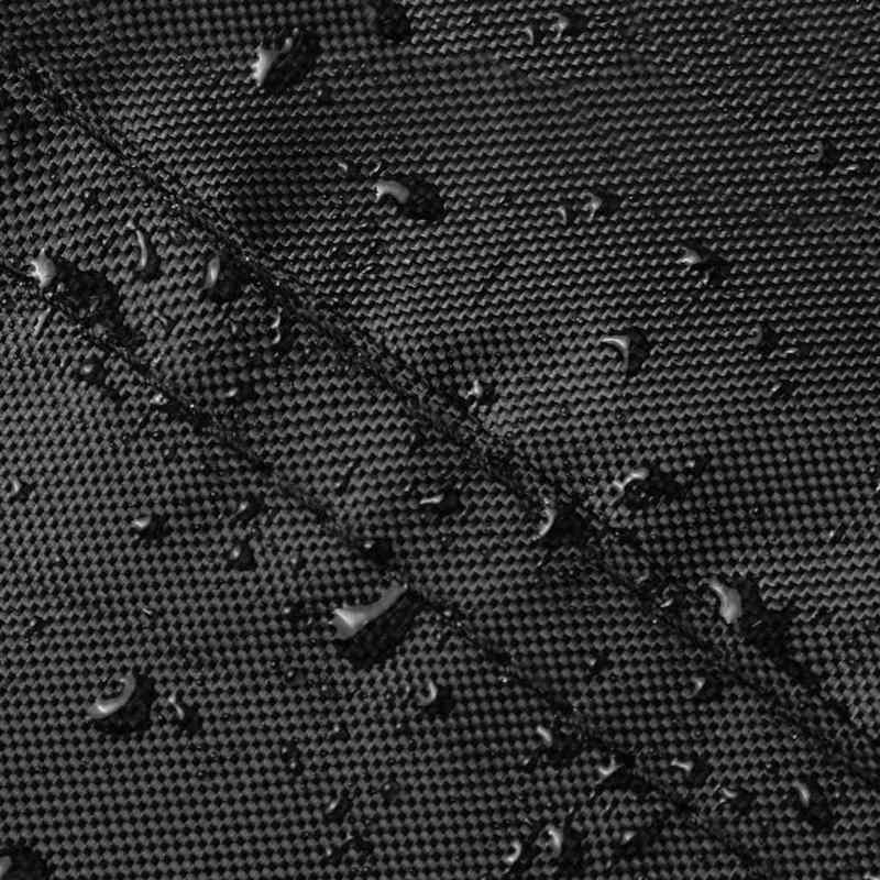 Tuinmeubelhoes – Loungedeksel – Buitenmeubelhoes – Patiohoes – Hoekbankhoes – Extra Groot 355x275x80 cm – Waterdicht 420D Oxford Polyester – UV-Bestendig Met Versterkte Naden – Zwart