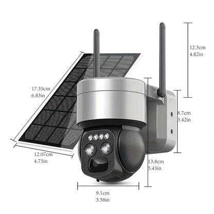 Draadloze Beveiligingscamera Set – Wifi Beveiligingscamera – Buiten Camera – 3MP HD Camera – Kleurennachtzicht – Bewegingsdetectie – Oplaadbare Batterij
