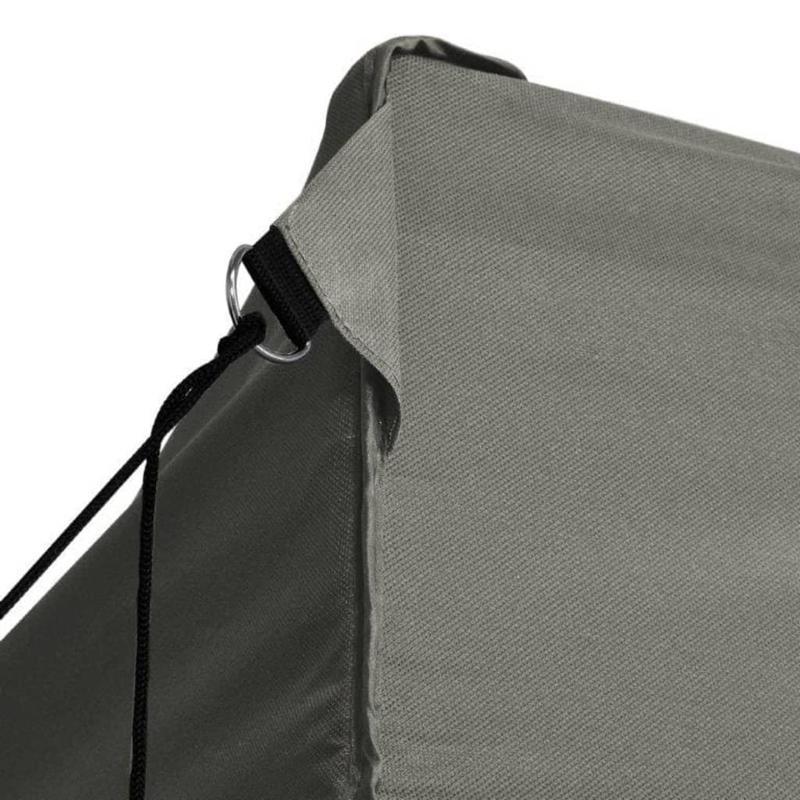 Partytent – Paviljoen – Feesttent – Tuintent – Easy-Up – 3x4 Meter – Stalen Frame – Waterafstotend – Inklapbaar – Anthracite
