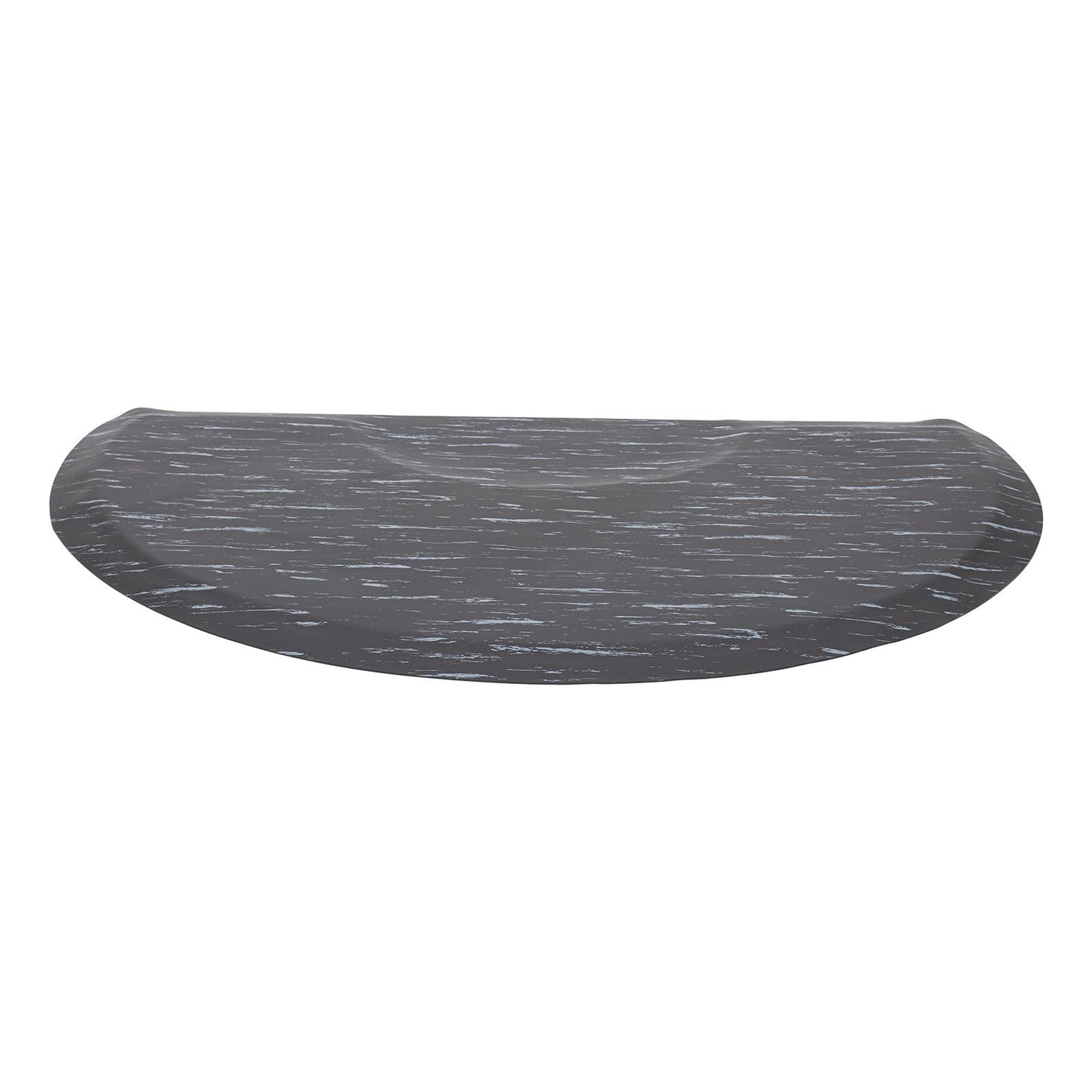 Salonmat – Kappersmat – Antivermoeidheidsmat – Werkcomfortmat – Vloermat Halfrond – Marmerblauw – 152x91 cm – 1,6 cm dik met PU/PVC padding – Anti-slip en duurzaam