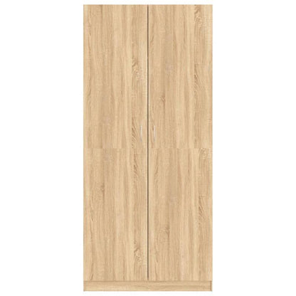 Staande Kledingkast – Kledingkast – Garderobekast – Opbergkast – Linnenkast – Modern Minimalistisch Design – Ruime Opbergruimte – Duurzaam Zacht Hout – Eenvoudige Montage – Variant Bruin