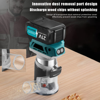 Bovenfrees – Router – Accu freesmachine – Draadloze frees – Elektrische frees – 10.000mAh Accu – Brushless Motor