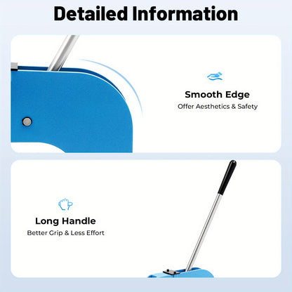 Krimptang – Krimpgereedschap – Rekgereedschap – Metaalbewerker – Industriële Tang – Blauw – Gietijzer & Carbonstaal – Instelbare Krachtcontrole