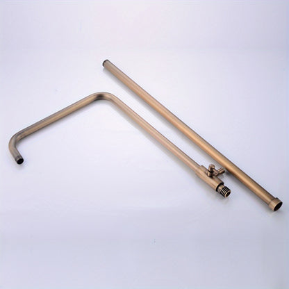 Doucheset – Regendouche – Handdouche – Douchekraan – Douchegarnituur – Messing Retro Design – Verstelbare Glijstang 7-100 cm
