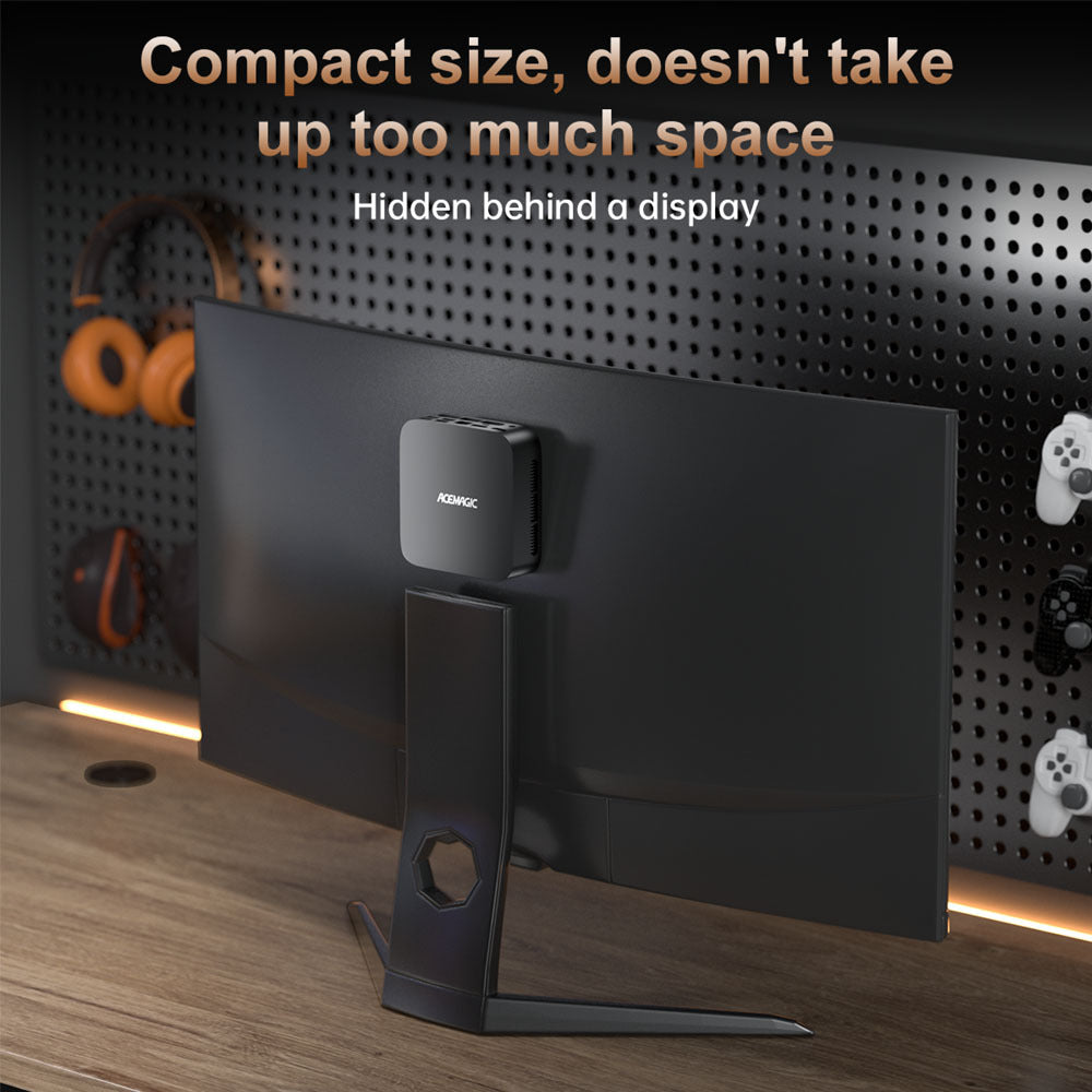 Mini PC – Mini Desktop Computer – Compact PC – Kleine Computer – Werkstation – AMD Ryzen 5 7430U – 32GB DDR4 RAM – 512GB SSD – Triple 4K Monitor Ondersteuning – Wifi 6