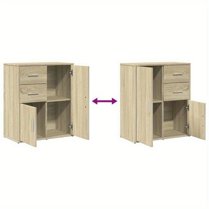 Bestekkast – Opbergkast – Ladekast – Keukenkast – Hobbykast – Hout – Vergrendelbaar – 60x31x70 cm
