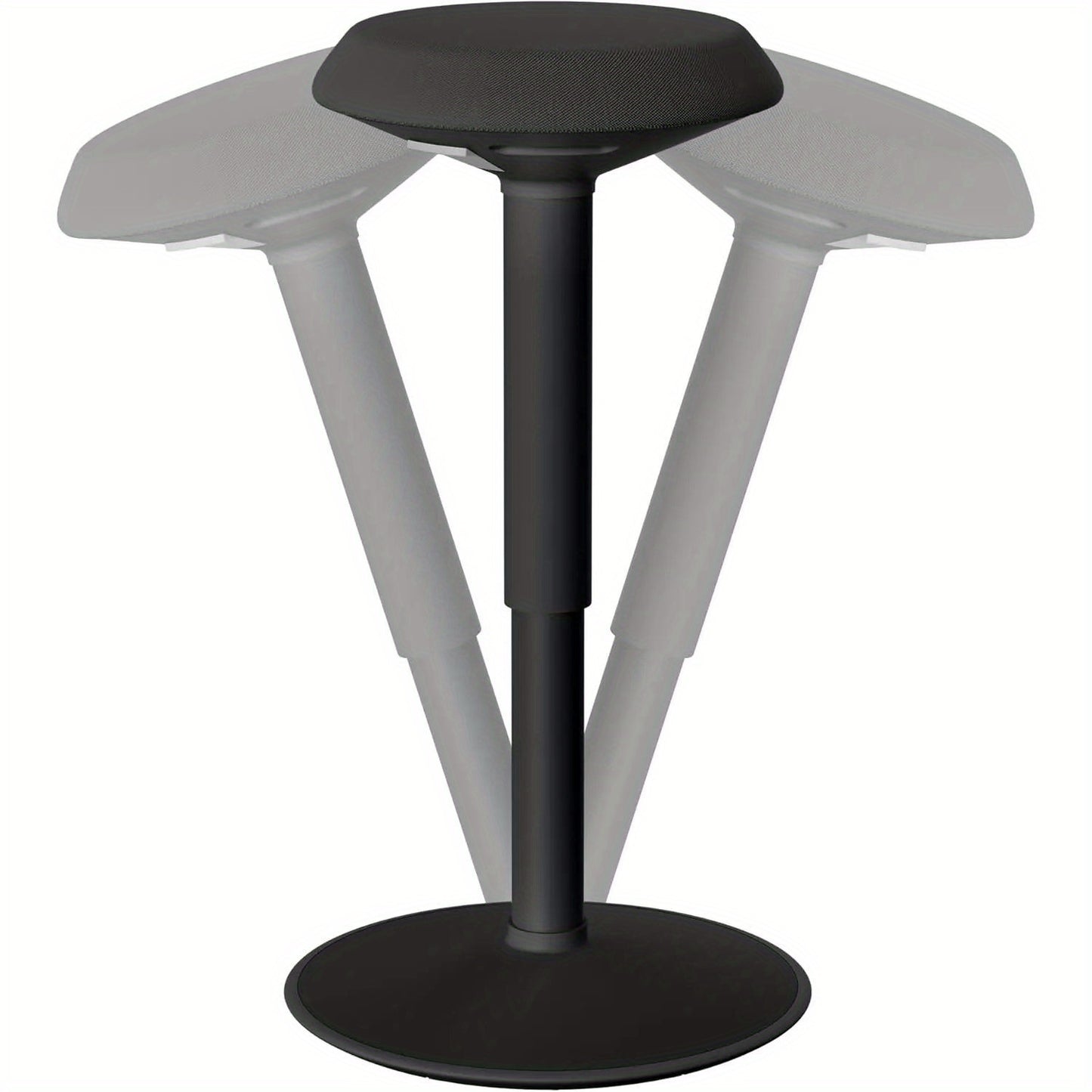 Kappersstoel – Salonstoel – Draaistoel – Werkstoel – Zadelkruk – Verstelbare Zithoogte 54-79 cm – Antislip TPE-Basis & Comfortabele Schuimvulling