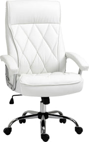 Desk chair office chair with tilt function modern diamond pattern