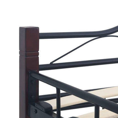 Black Metal Bed Frame 120x200cm