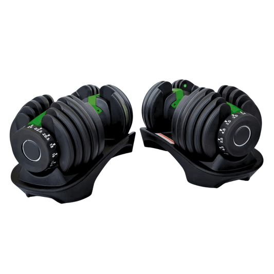 Adjustable Dumbbells 24Kg / 40Kg – Multi-Weight Adjustable Dumbbell Set with 15 / 17 Weight Levels – Compact Fitness Equipment for Strength Training & Home Workout – Ergonomic Grip – Multiple Colors
