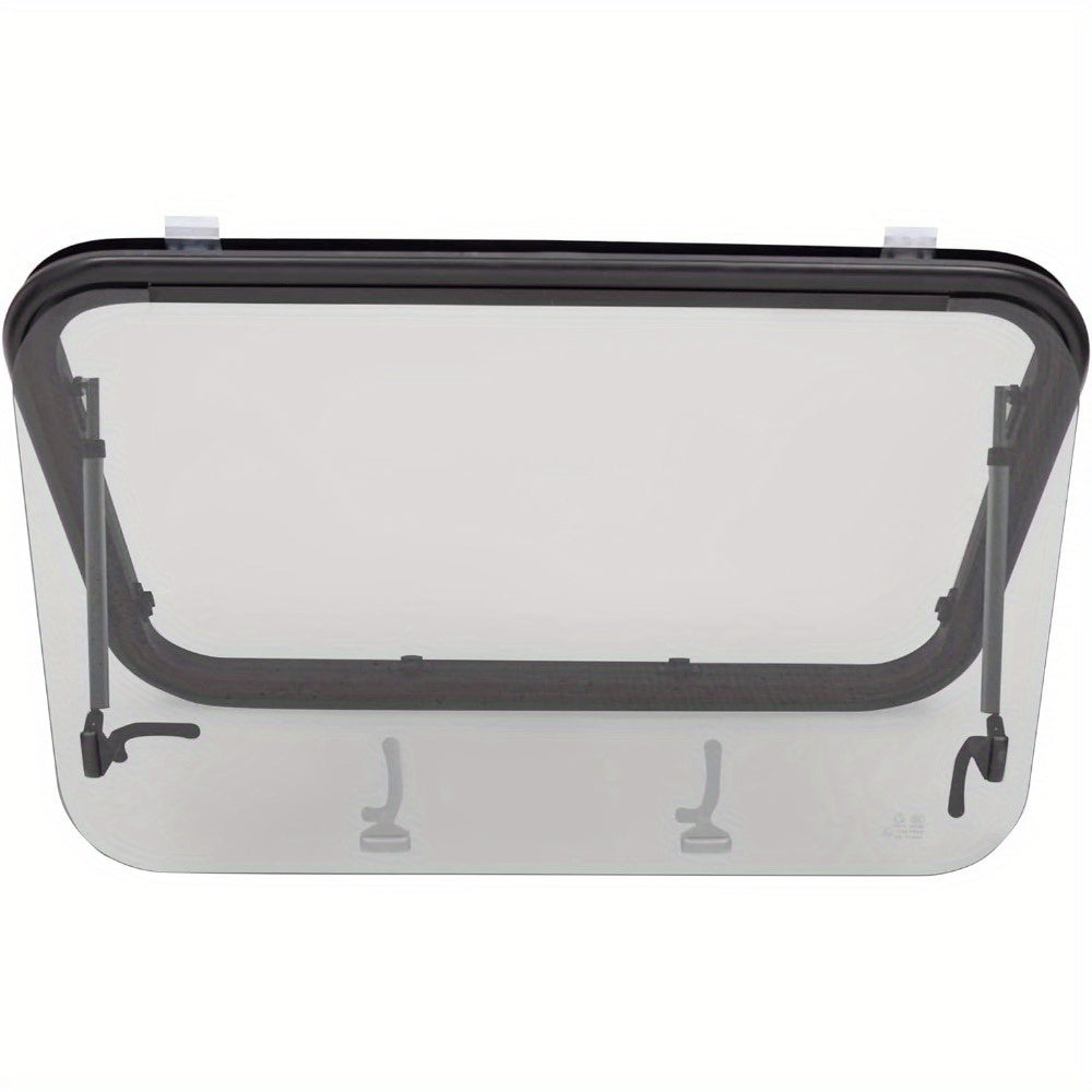 Caravanraam – Camperraam – Uitschuifraam – Schuifraam – Ventilatieraam – Aluminium Frame – 90x55 cm – Gehard Glas – Insectenhor – Eenvoudige Montage