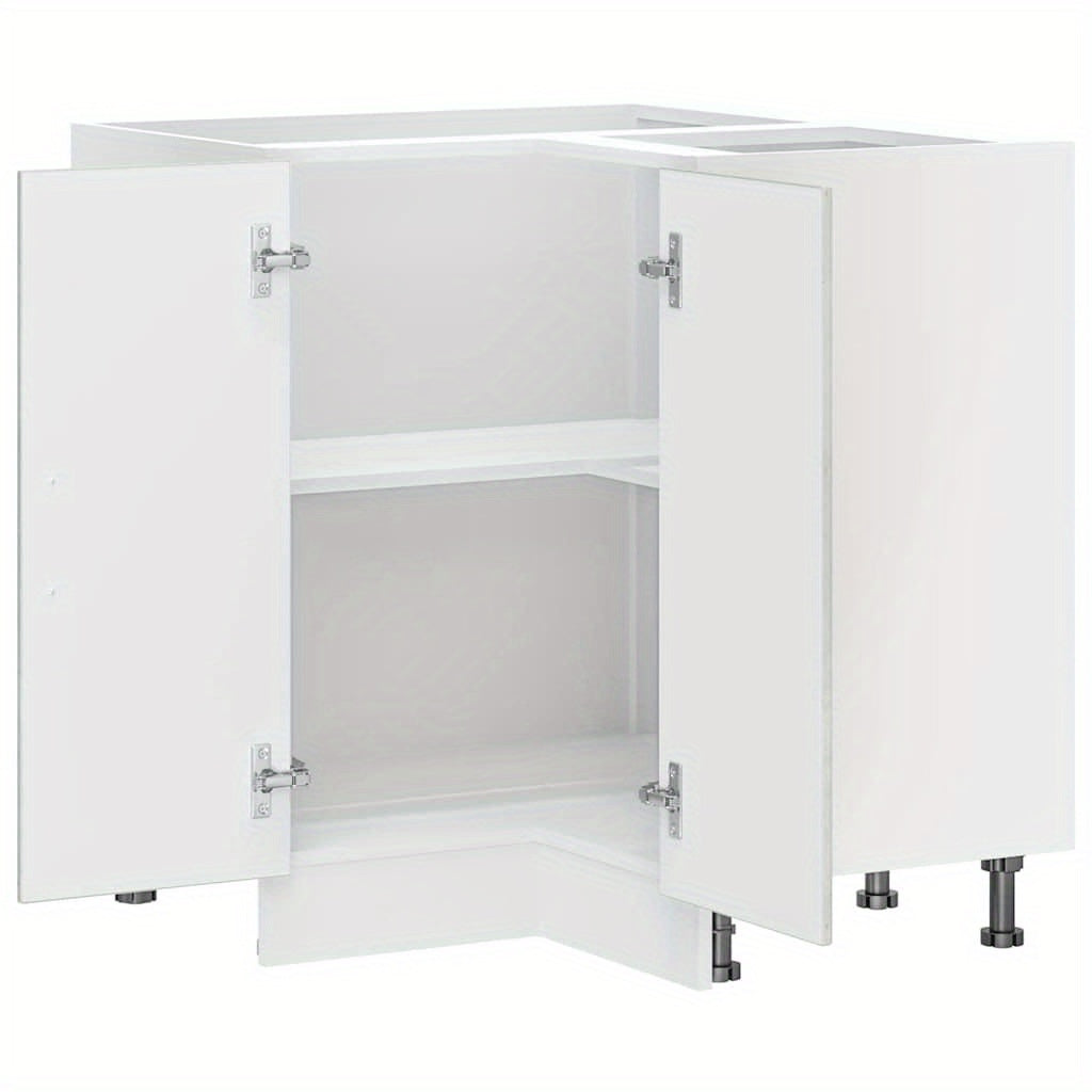 Kitchen corner base cabinet Lucca concrete grey wood material Storage Wall Cabinet Storage Box for Bedroom, Dining Room Living Room