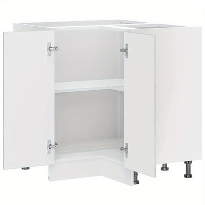 Kitchen corner base cabinet Lucca concrete grey wood material Storage Wall Cabinet Storage Box for Bedroom, Dining Room Living Room