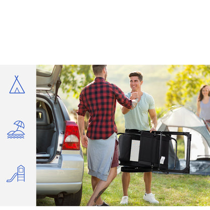 Verstelbare Tuinstoelen – Ligstoel – Relaxstoel – Campingstoel – Balkonstoel – Inklapbaar – Weerbestendig – Met Kussen