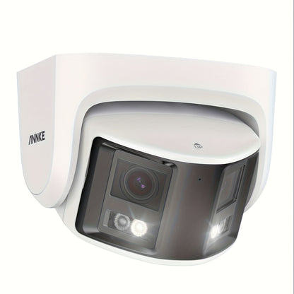 Bewakingscamera – Beveiligingscamera – Surveillance Camera – CCTV Camera – 6MP PoE Camera – Dubbele Lens met 180° Kijkhoek – Kleurennachtzicht en 2-weg Audio