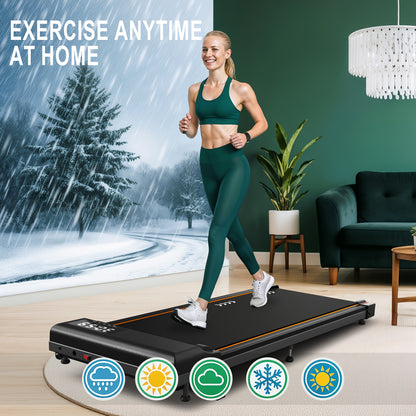 Walking Pad Treadmill – Foldable Treadmill – Treadmill Portatif – Indoor Walking Machine – Compact Home Treadmill – 2,25 HP Motor – 7% Incline & 7-Layer Running Surface