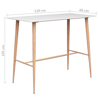 Barset – Barsets – Bar Set – Tuinbarset – Bistroset – MDF Tafelblad – Ergonomische Barkrukken Met Rugleuning