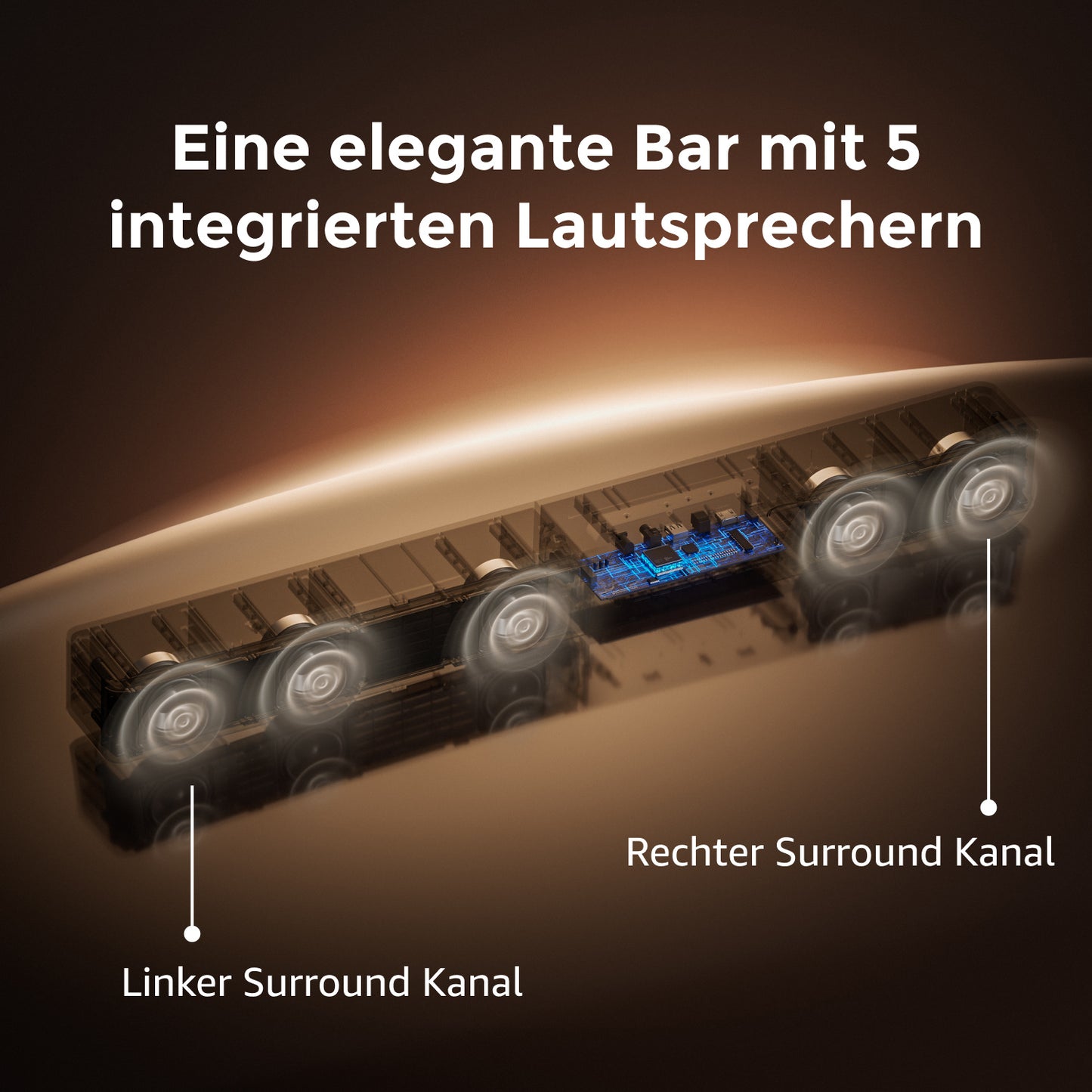 Soundbar – Home Cinema Systeem – Surround Speaker – Draadloze Luidspreker – Subwoofer – 5.1 Kanaals Dolby Atmos – Bluetooth 5.4 Met Bass Boost