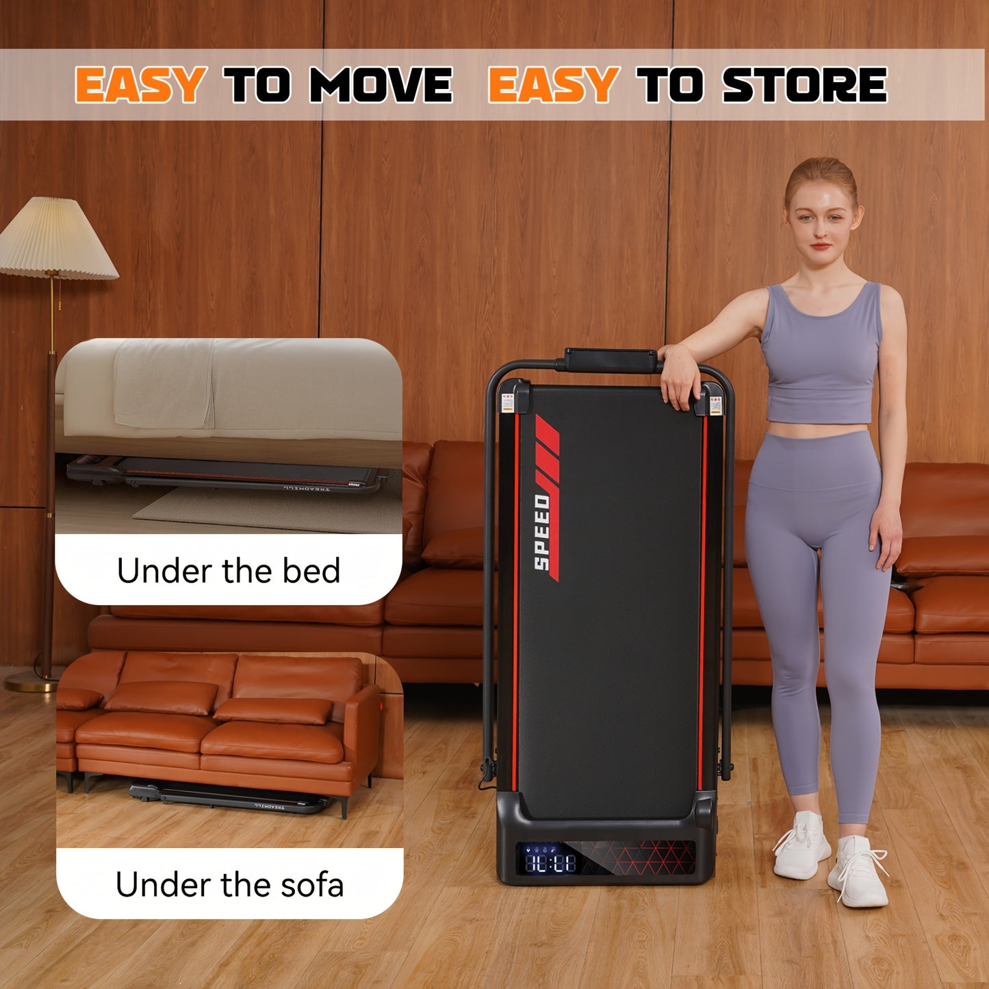 Loopband – Elektrische Treadmill – Fitness Apparatuur – Hometrainer – Trainingsmachine – Fluisterstil – Opvouwbaar Met Afstandsbediening