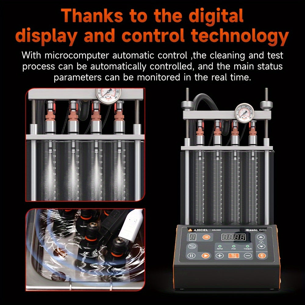Brandstofinjectorreiniger – Injector Cleaner – EFI Cleaner – Injectorspoeler – Motorreiniging – 4-Cilinder Benzinemotor – Soundwave Technologie – Eenvoudige Installatie
